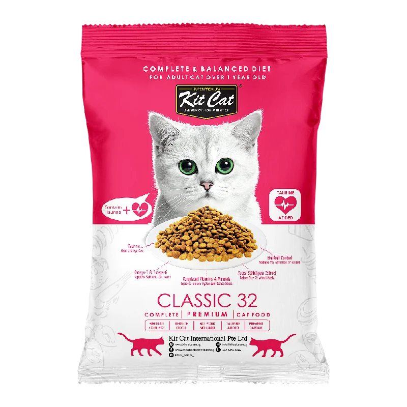 Kit Cat Premium Cat Dry Food -  Classic 32 (Sample)