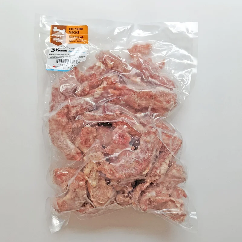 3P Naturals - Skinless Chicken Necks HF/NM - 1Kg Bag