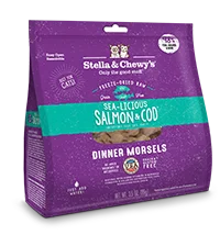 Stella & Chewy's Freeze-Dried Raw Cat Food Dinner Morsels Sea-Licious Salmon & Cod