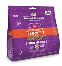 Stella & Chewy's Freeze-Dried Raw Cat Food Dinner Morsels Tummy Ticklin' Turkey